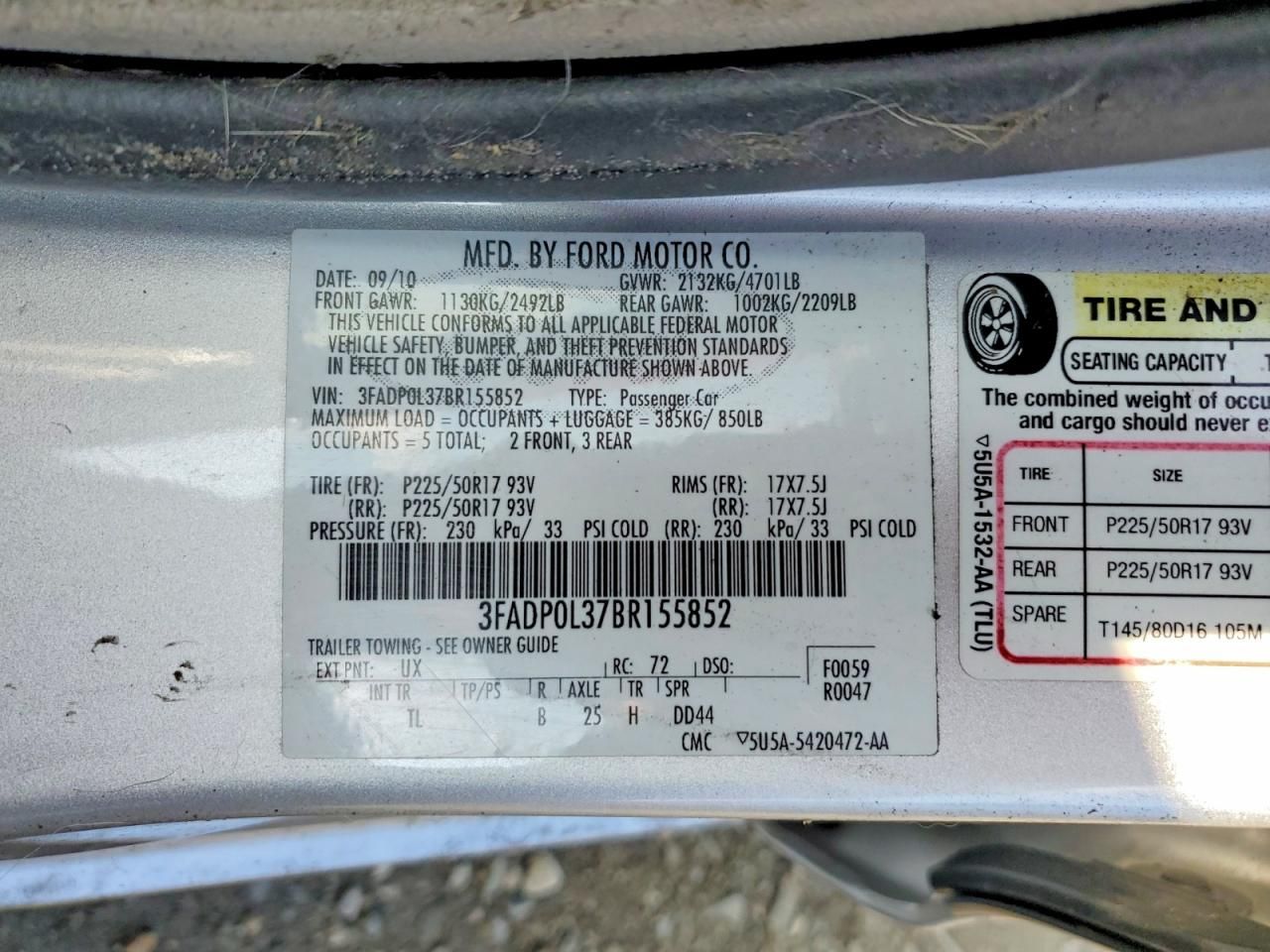 2011 Ford Fusion Hybrid