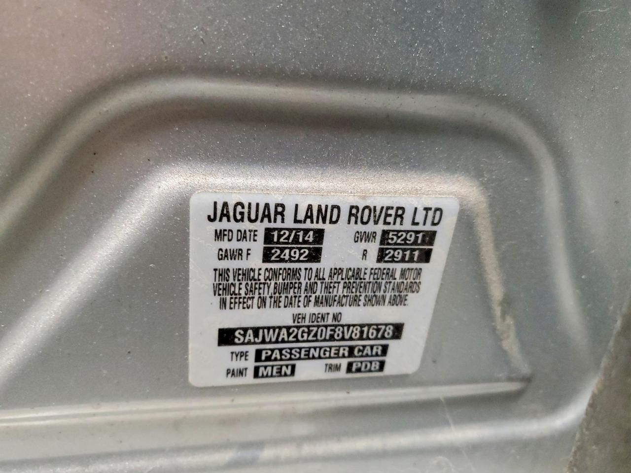 2015 Jaguar Xjl Portfolio