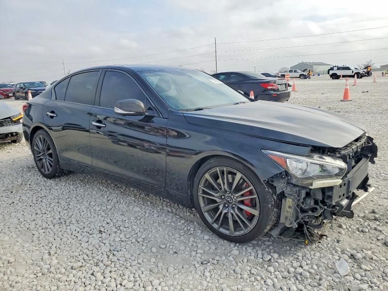 2021 Infiniti Q50 red Sport 400