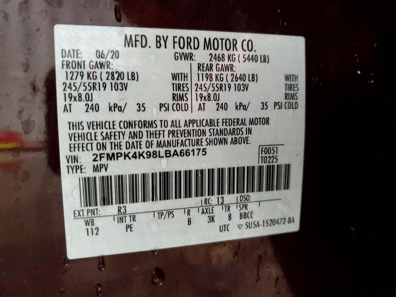 2020 Ford Edge Titanium