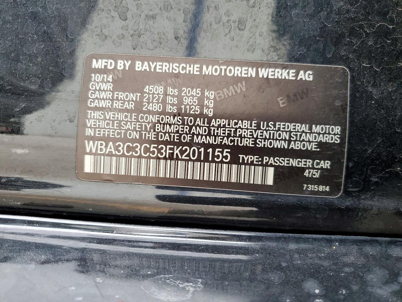 2015 BMW 320 i Xdrive