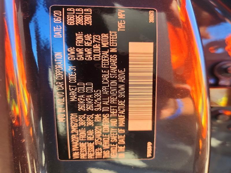 2021 Volvo Xc90 T6 Inscription