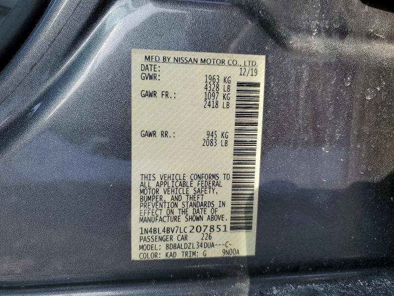 2020 Nissan Altima 2.5s