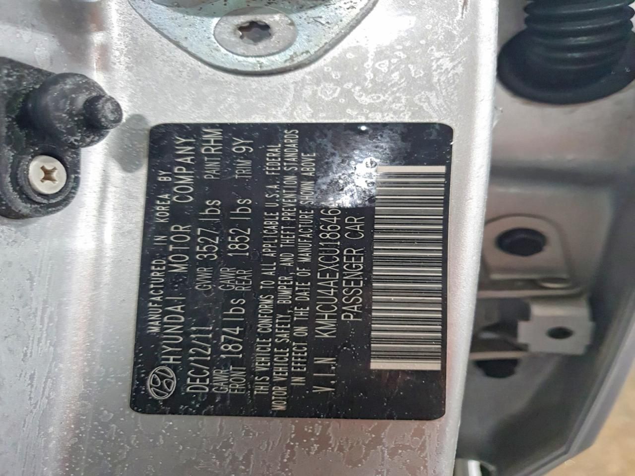 2012 Hyundai Accent gls