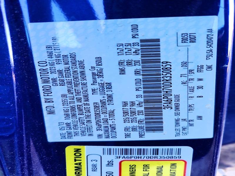 2013 Ford Fusion se