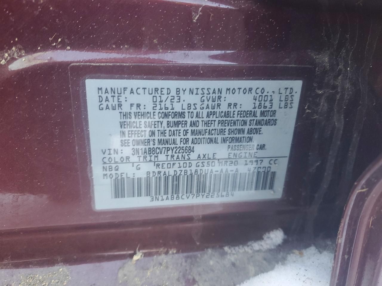 2023 Nissan Sentra sv