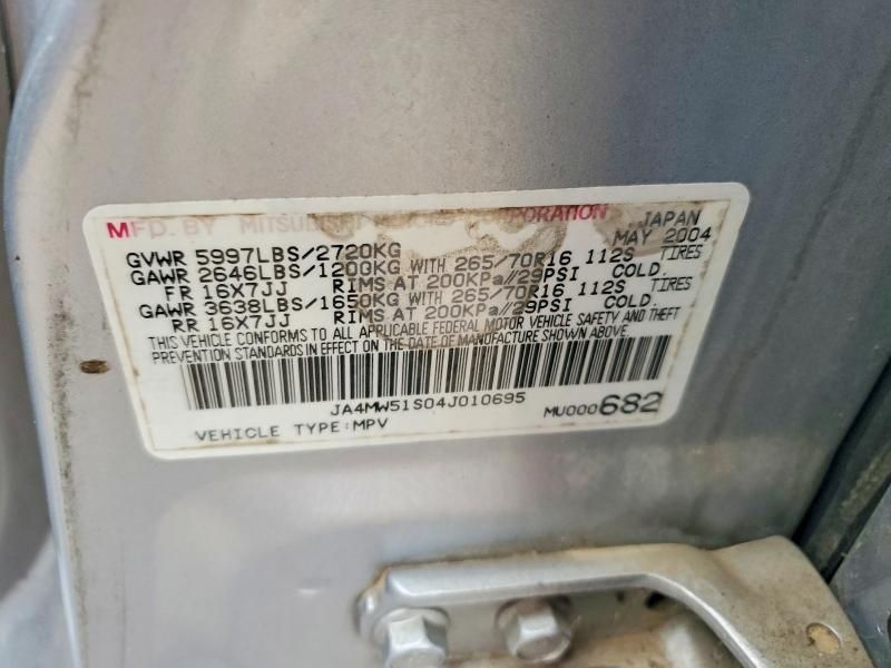 2004 Mitsubishi Montero Limited