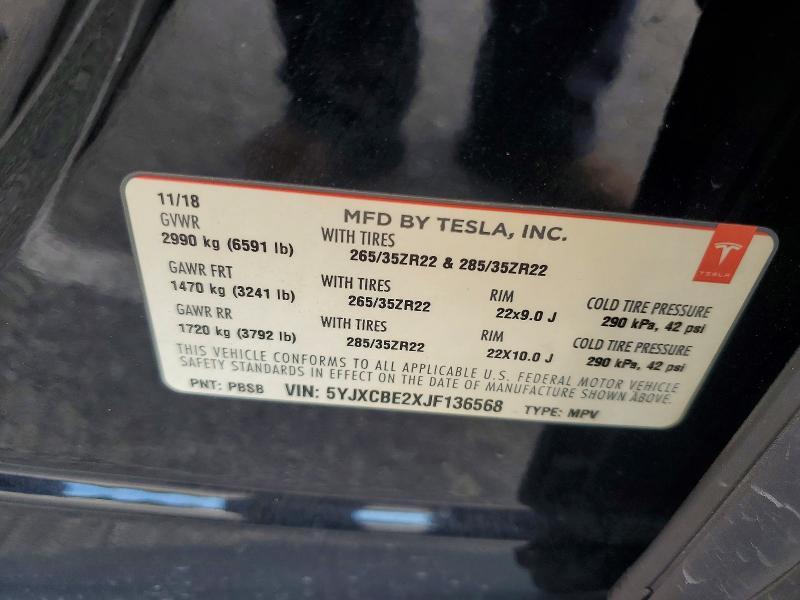 2018 Tesla Model x