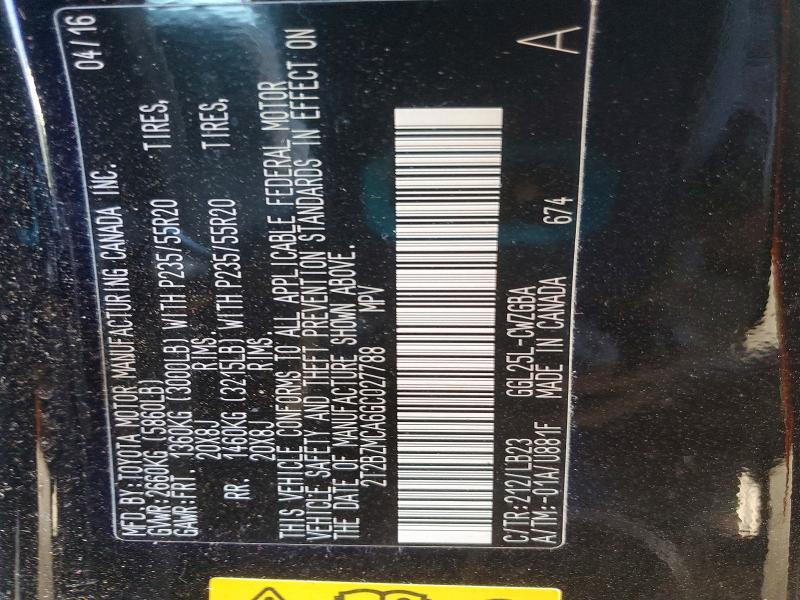2016 Lexus Rx 350 Base