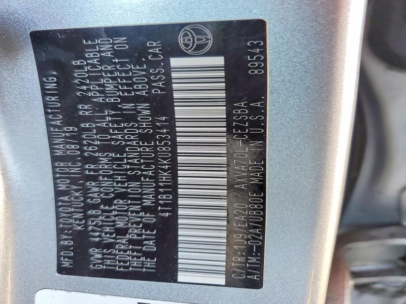 2019 Toyota Camry l