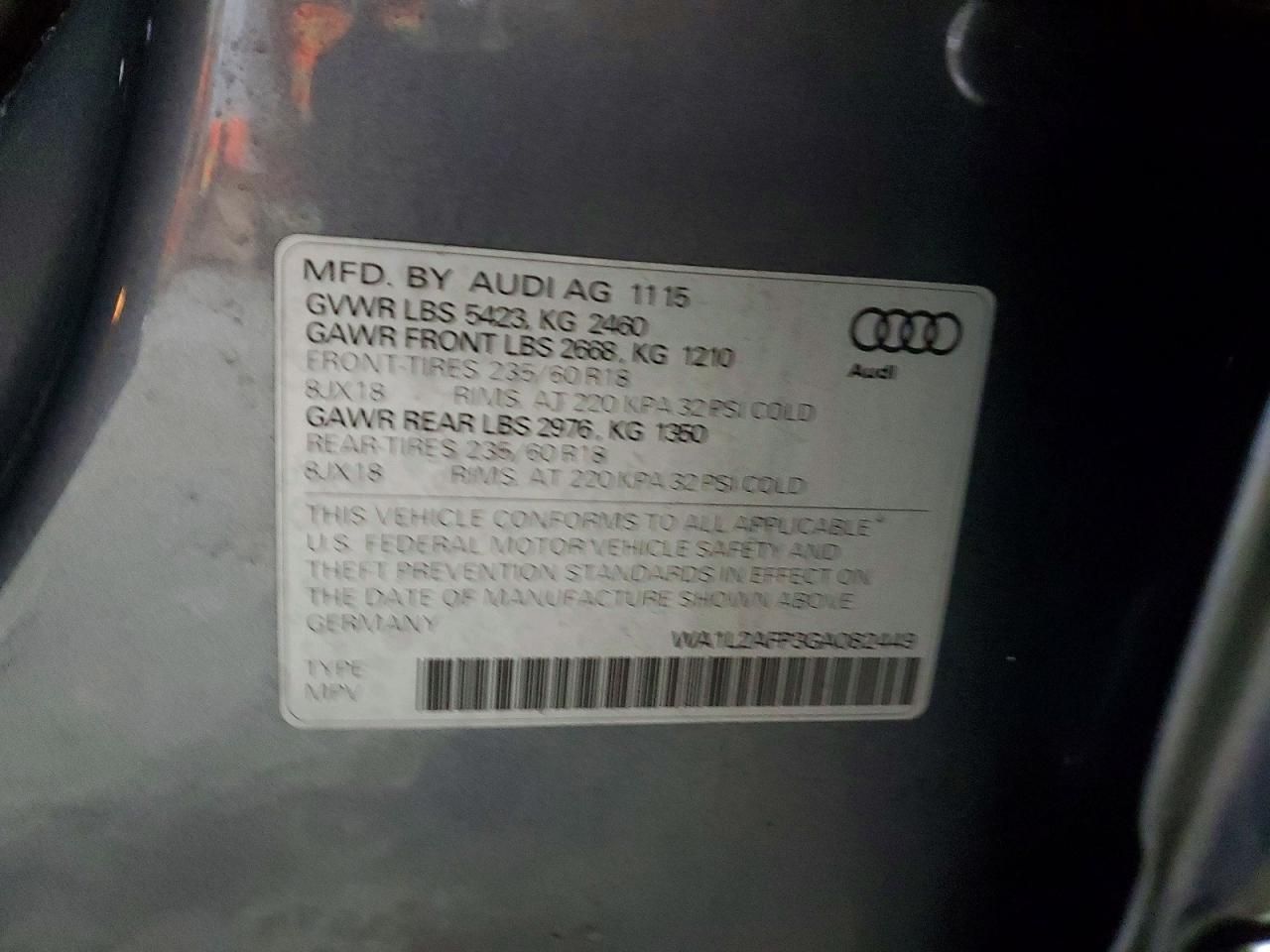 2016 Audi Q5 Premium Plus