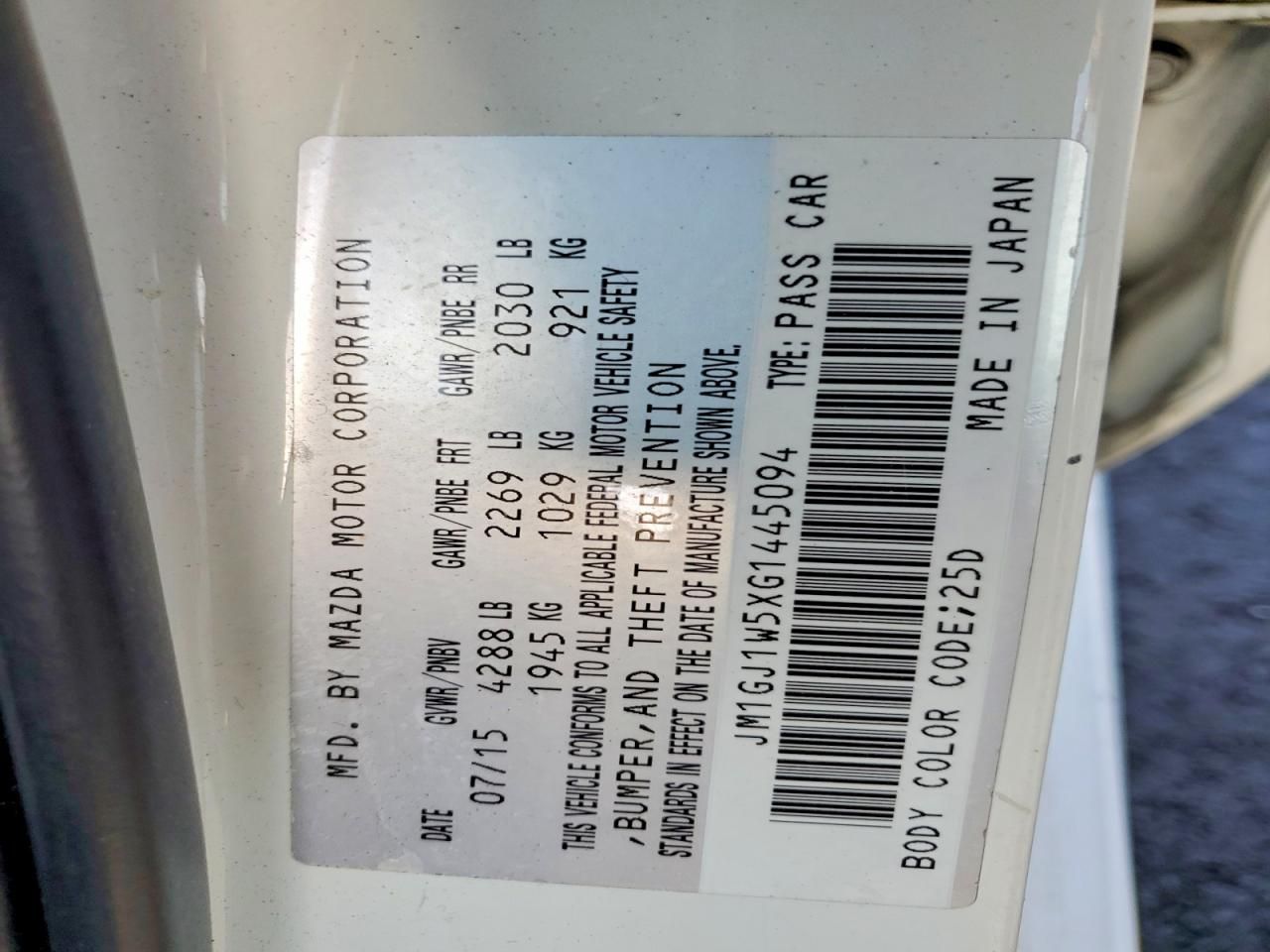 2016 Mazda 6 Grand Touring