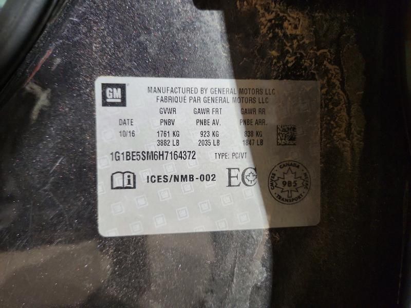 2017 Chevrolet Cruze lt