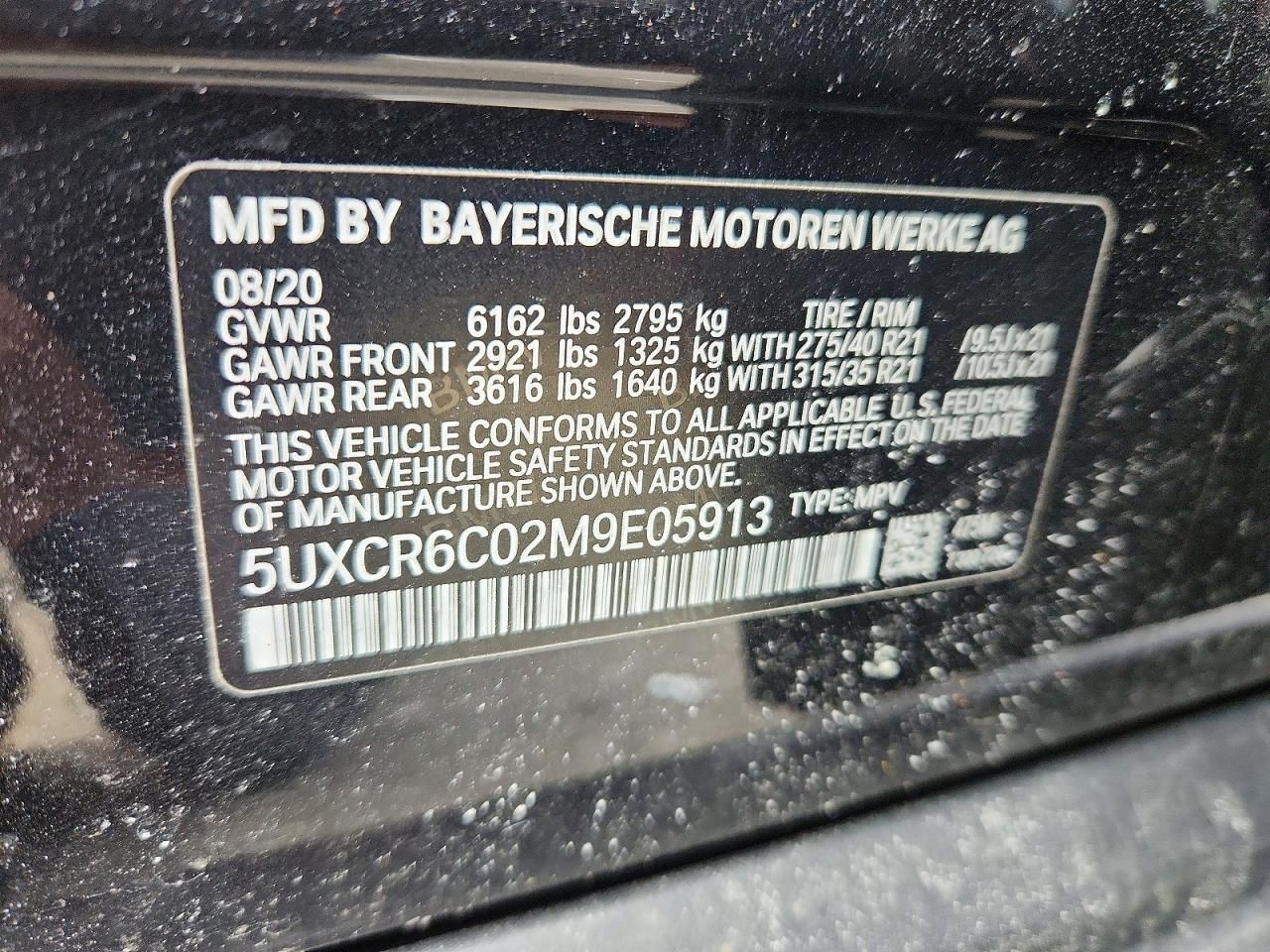 2021 BMW X5 Xdrive40i