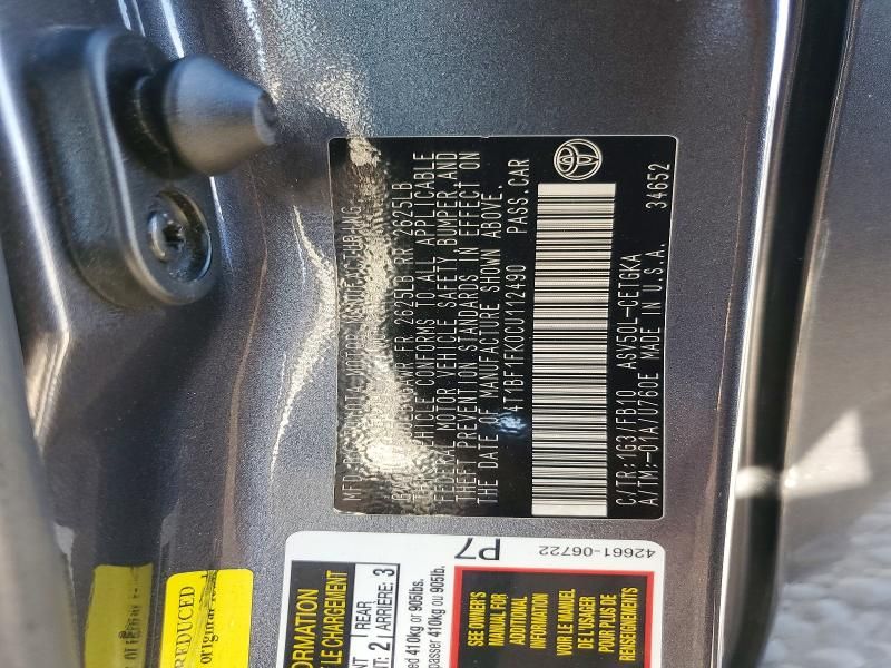 2012 Toyota Camry Base