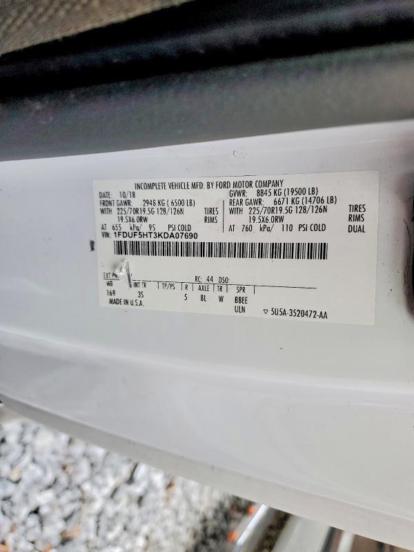 2019 Ford F550 Super Duty