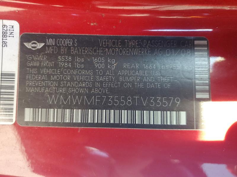 2008 Mini Cooper s