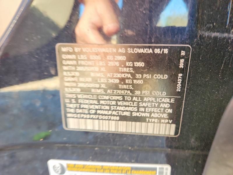 2015 Volkswagen Touareg V6 tdi