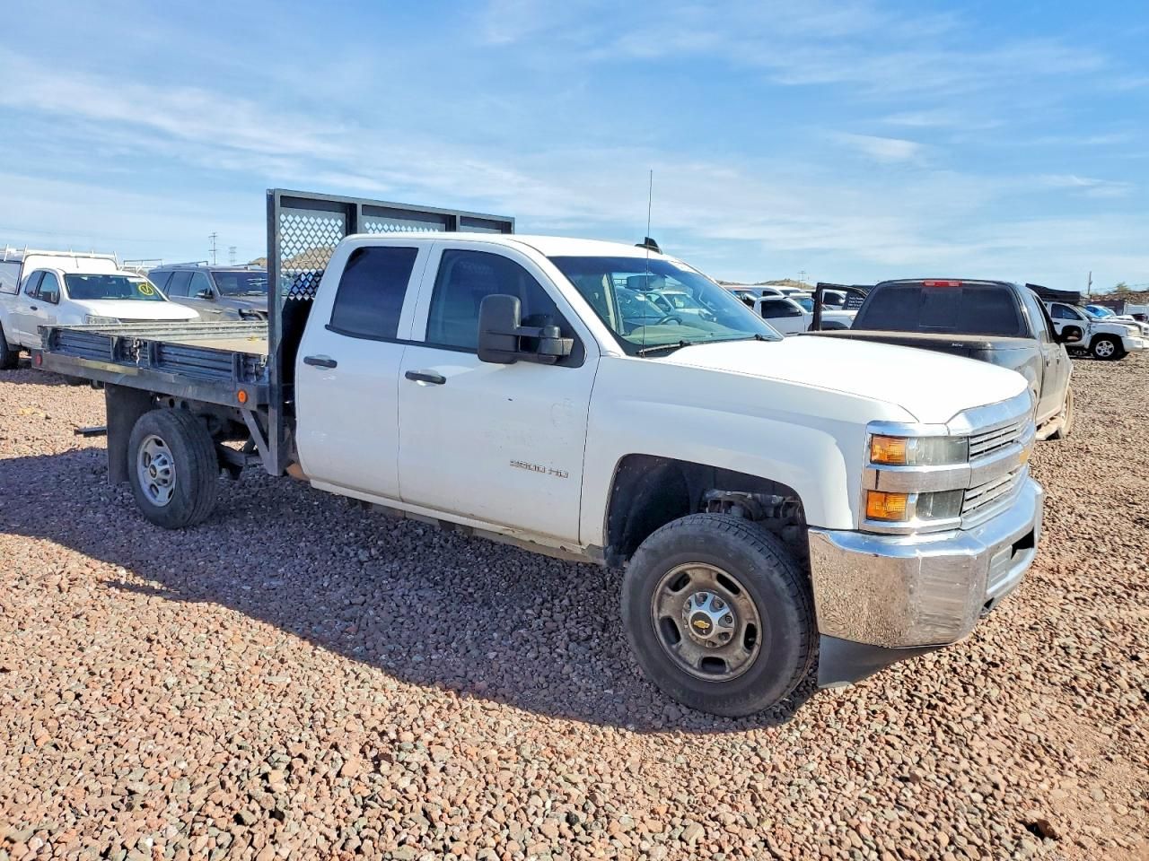 2017 Chevrolet Silverado Dump Flatbed Truck
