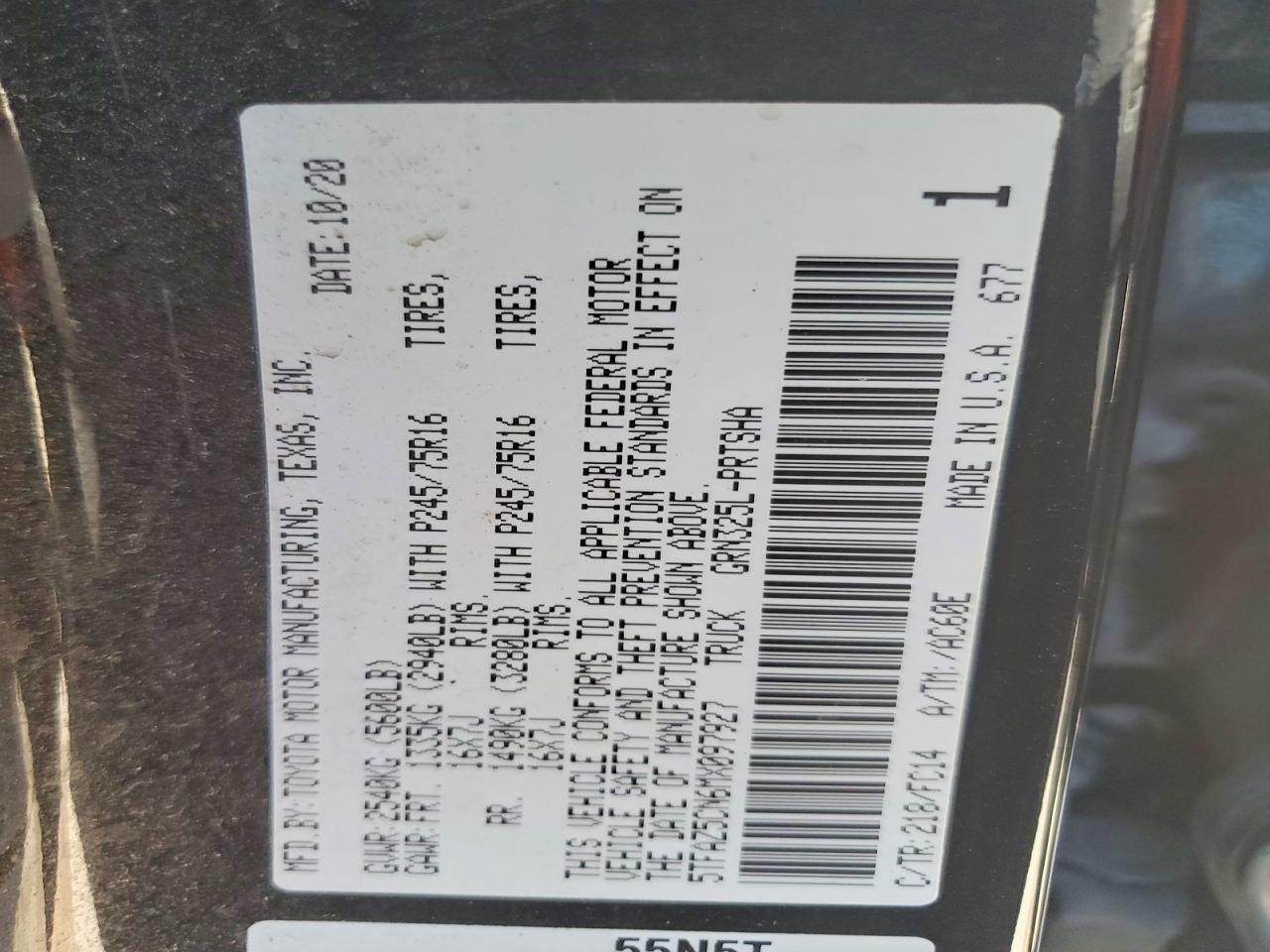 2021 Toyota Tacoma SR5 V6