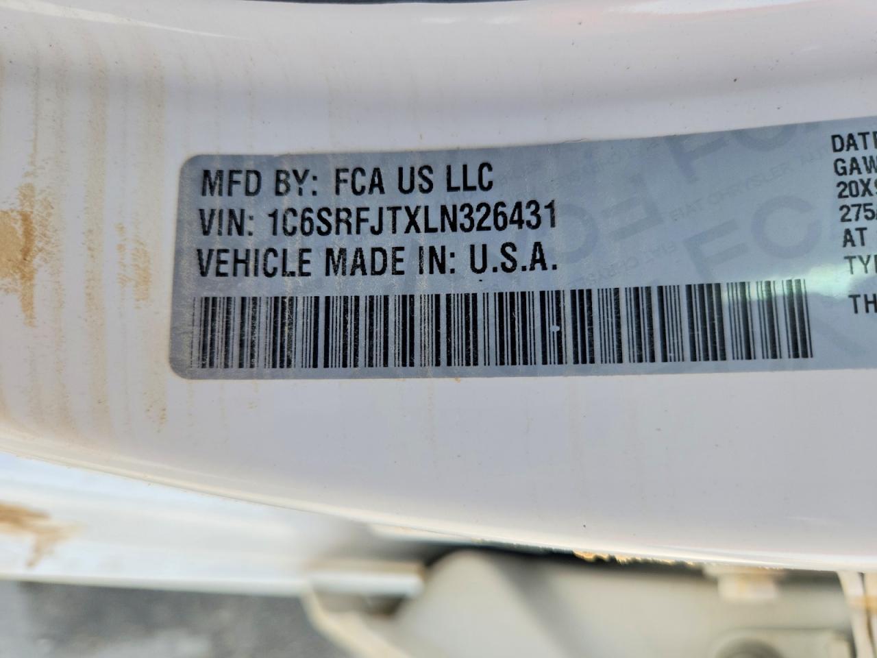 2020 Dodge 1500 Laramie