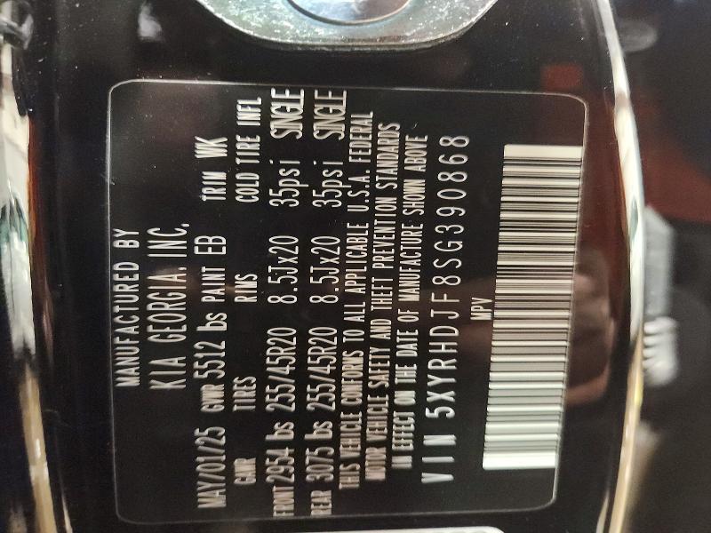 2025 KIA Sorento X-line ex