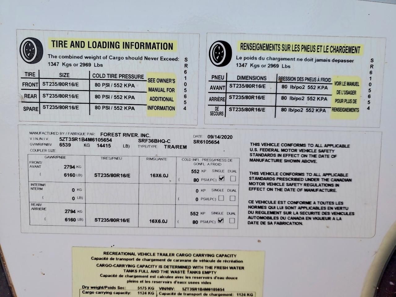 2021 Forest River-California Sabre