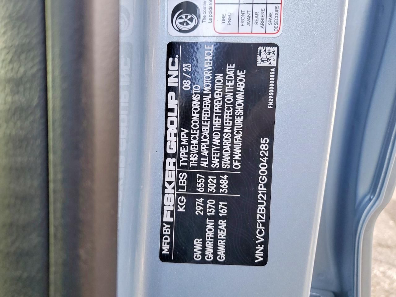 2023 Fisker Automotive 2023 Fisker Inc. Ocean Ocean one