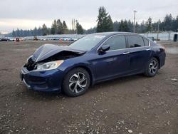 Vehiculos salvage en venta de Copart Spanaway, WA: 2017 Honda Accord lx