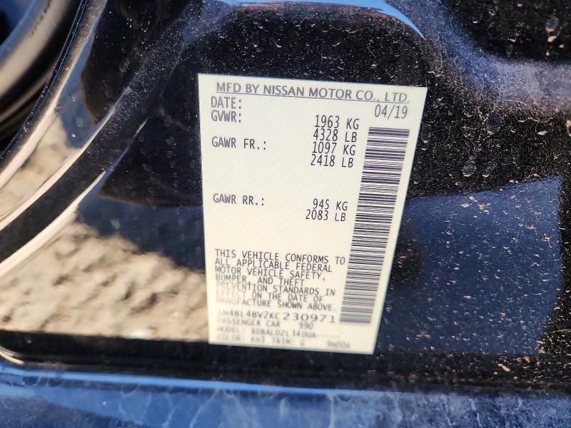 2019 Nissan Altima s