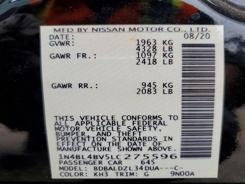 2020 Nissan Altima s