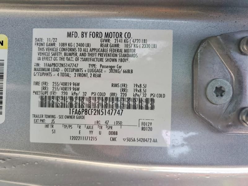 2022 Ford Mustang gt