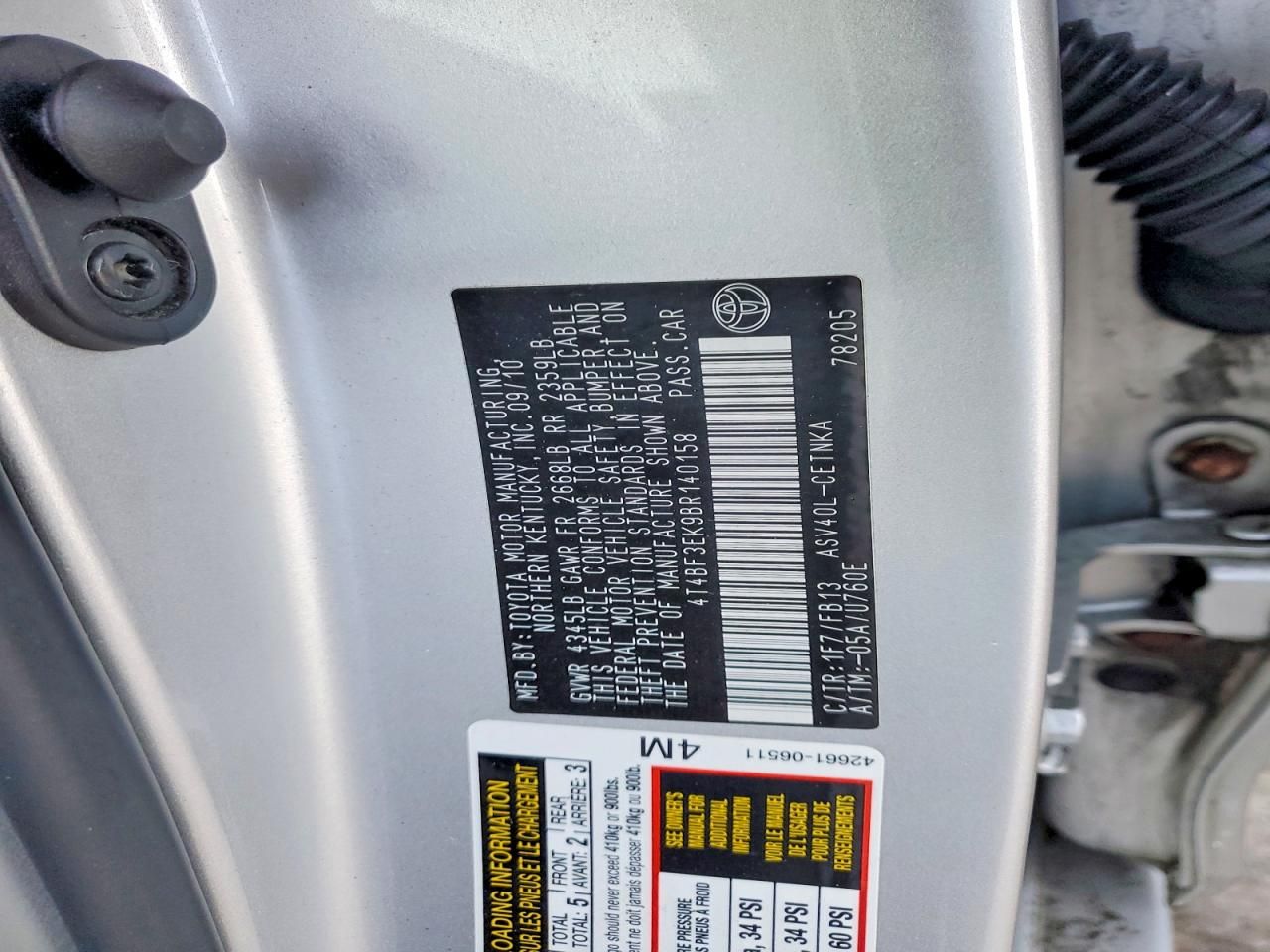 2011 Toyota Camry Base