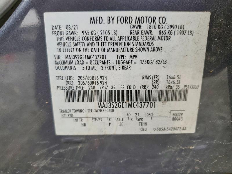 2021 Ford Ecosport se