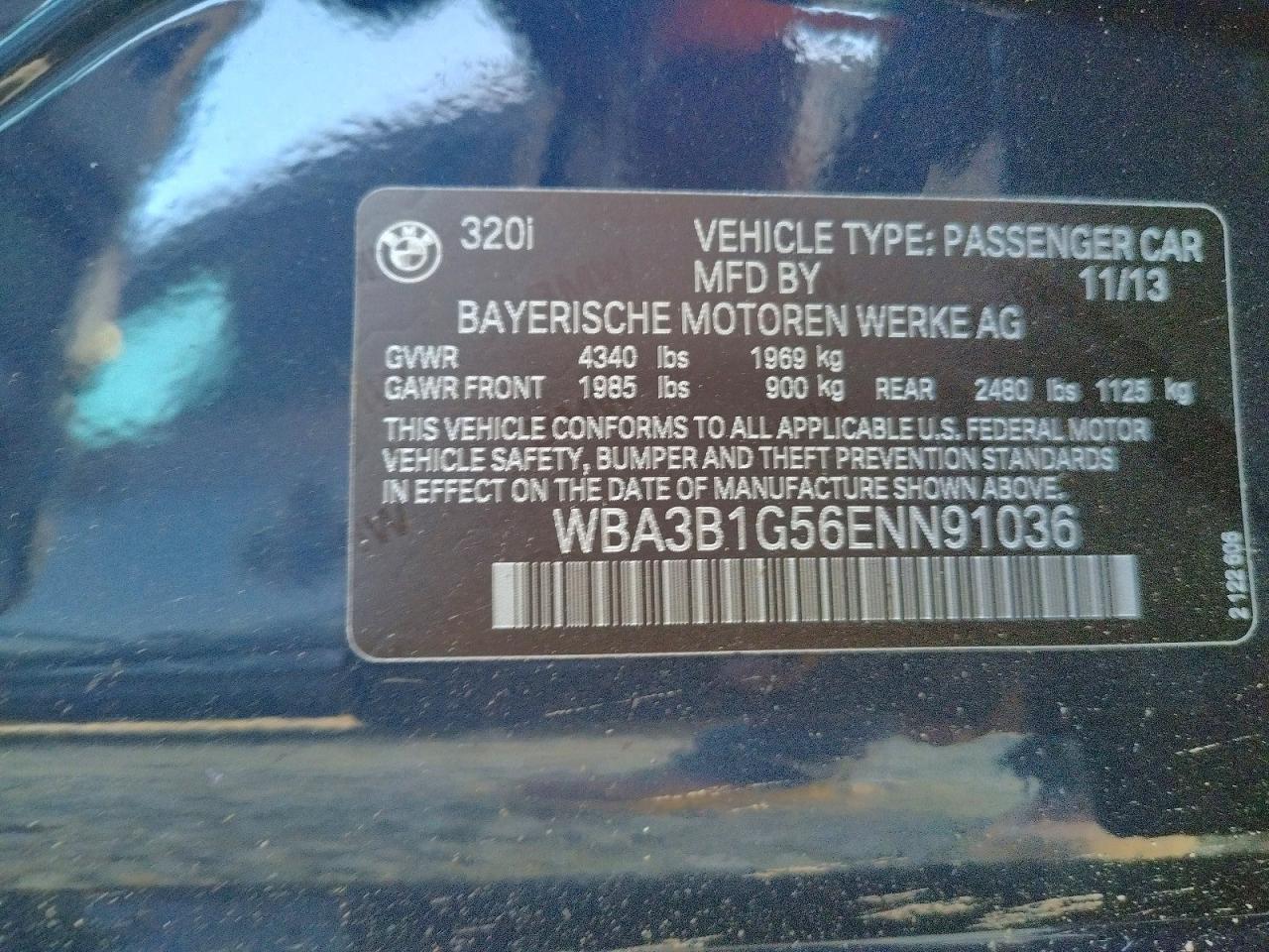 2014 BMW 320 i