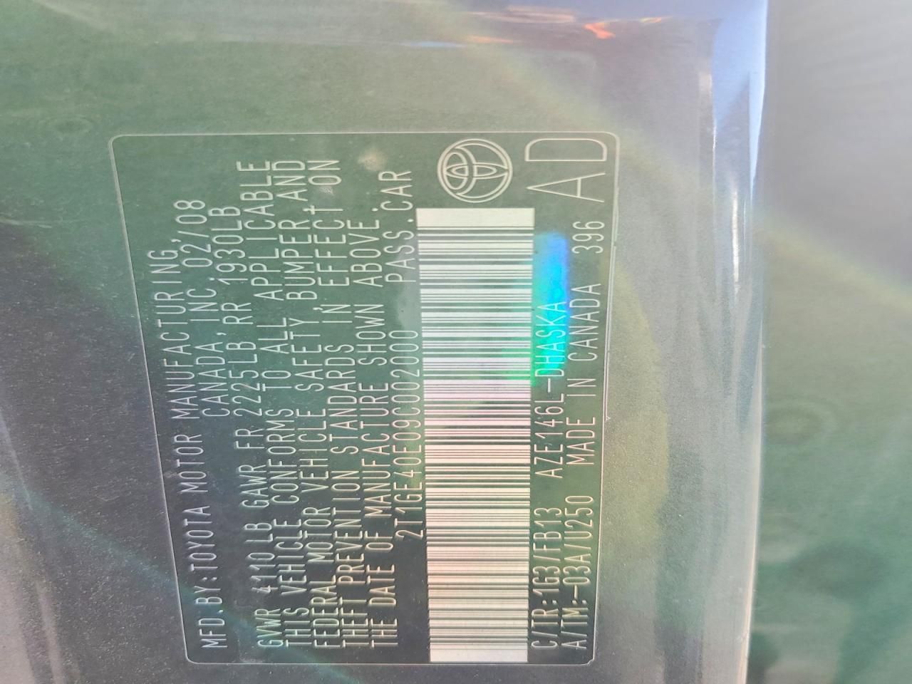 2009 Toyota Corolla Matrix xrs