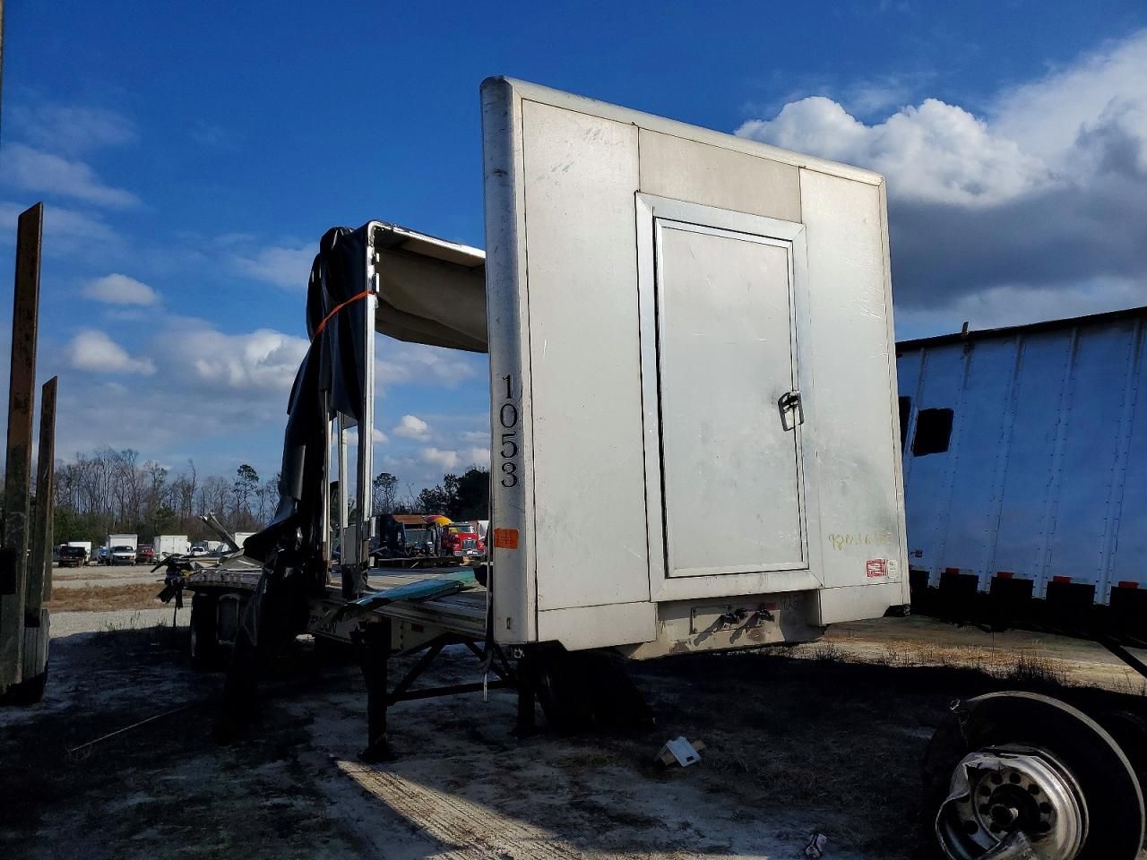 2014 Benson Flatbed Side Curtain Trailer