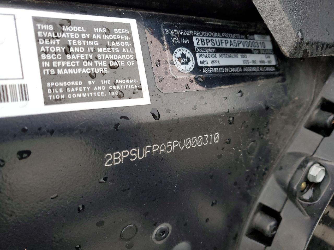 2023 Skidoo XRS Renega