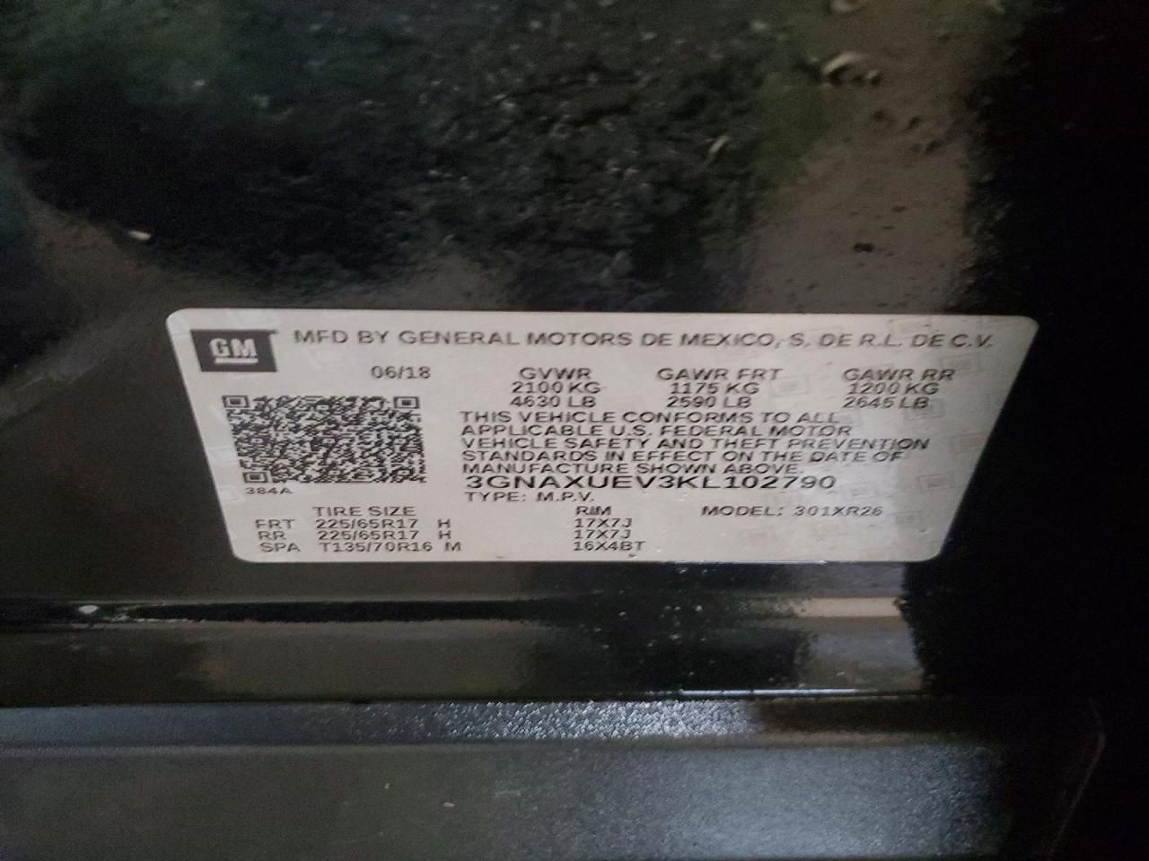 2019 Chevrolet Equinox lt