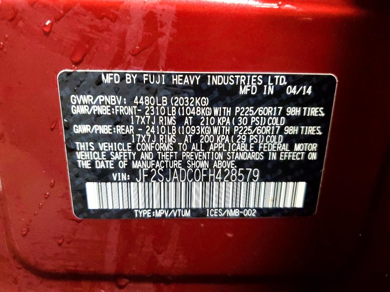 2015 Subaru Forester 2.5i Premium