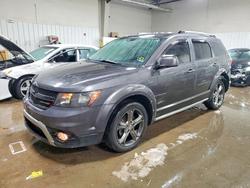 Salvage cars for sale from Copart Elgin, IL: 2016 Dodge Journey Crossroad