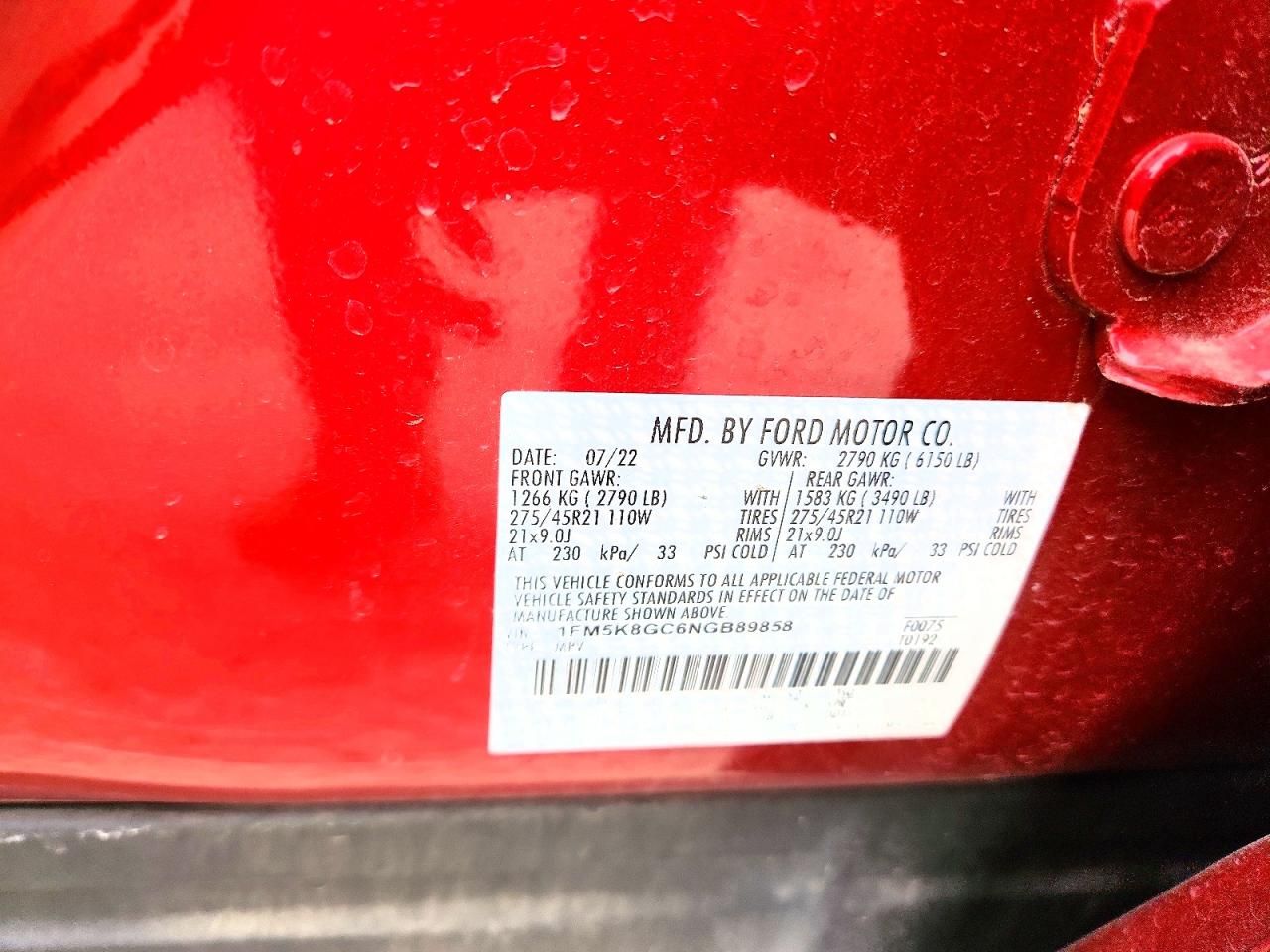 2022 Ford Explorer st