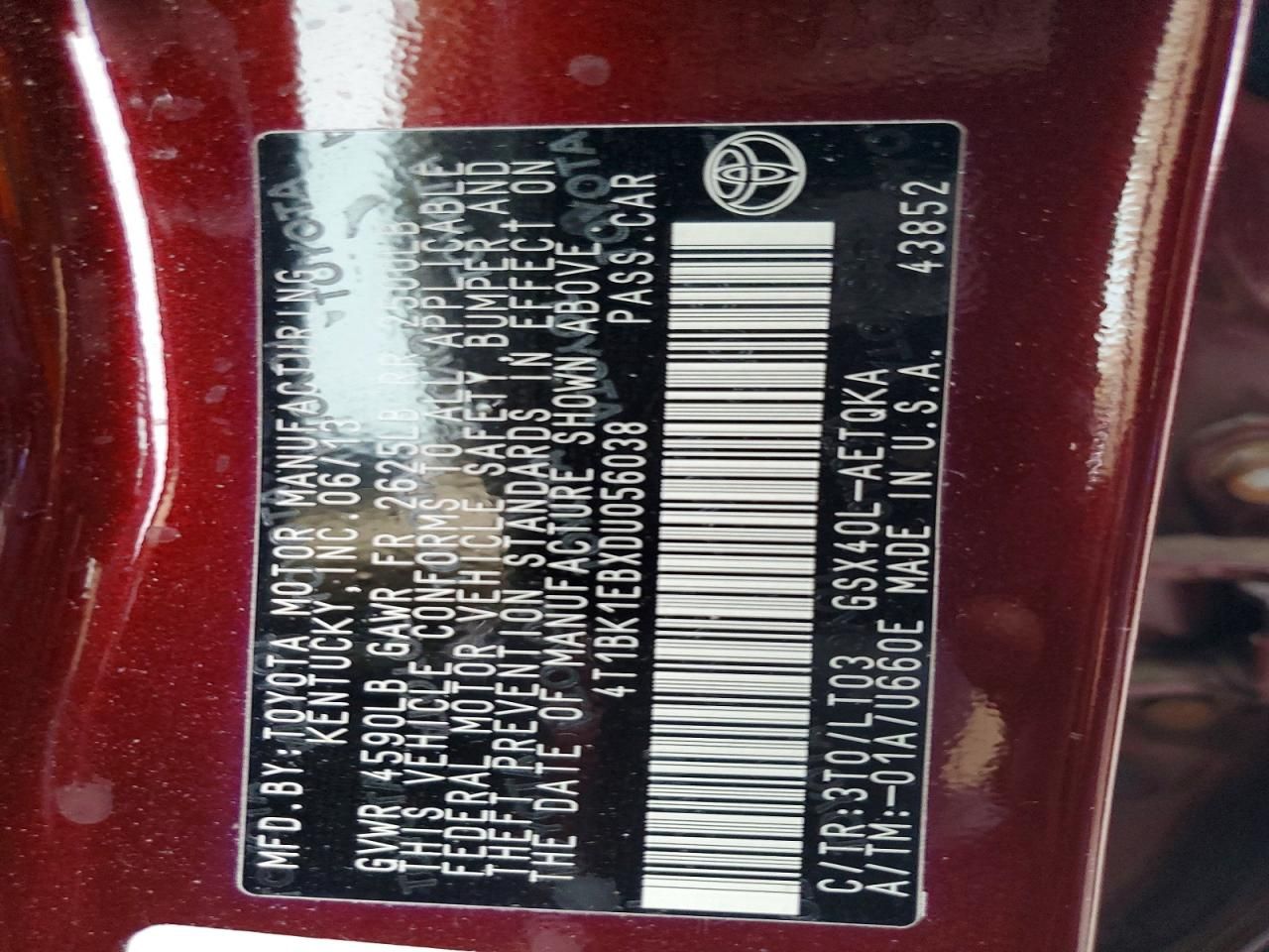 2013 Toyota Avalon Base