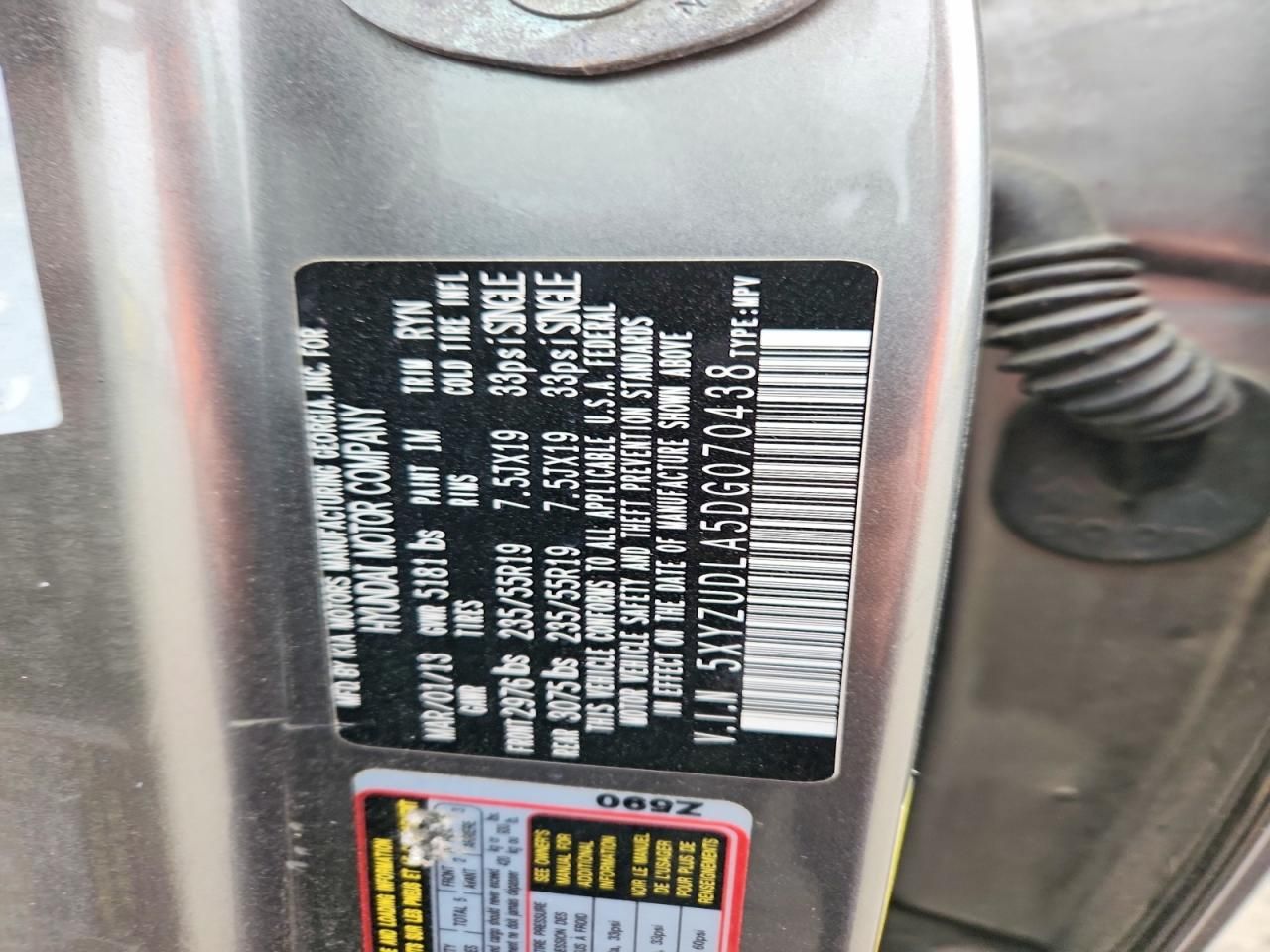 2013 Hyundai Santa fe Sport