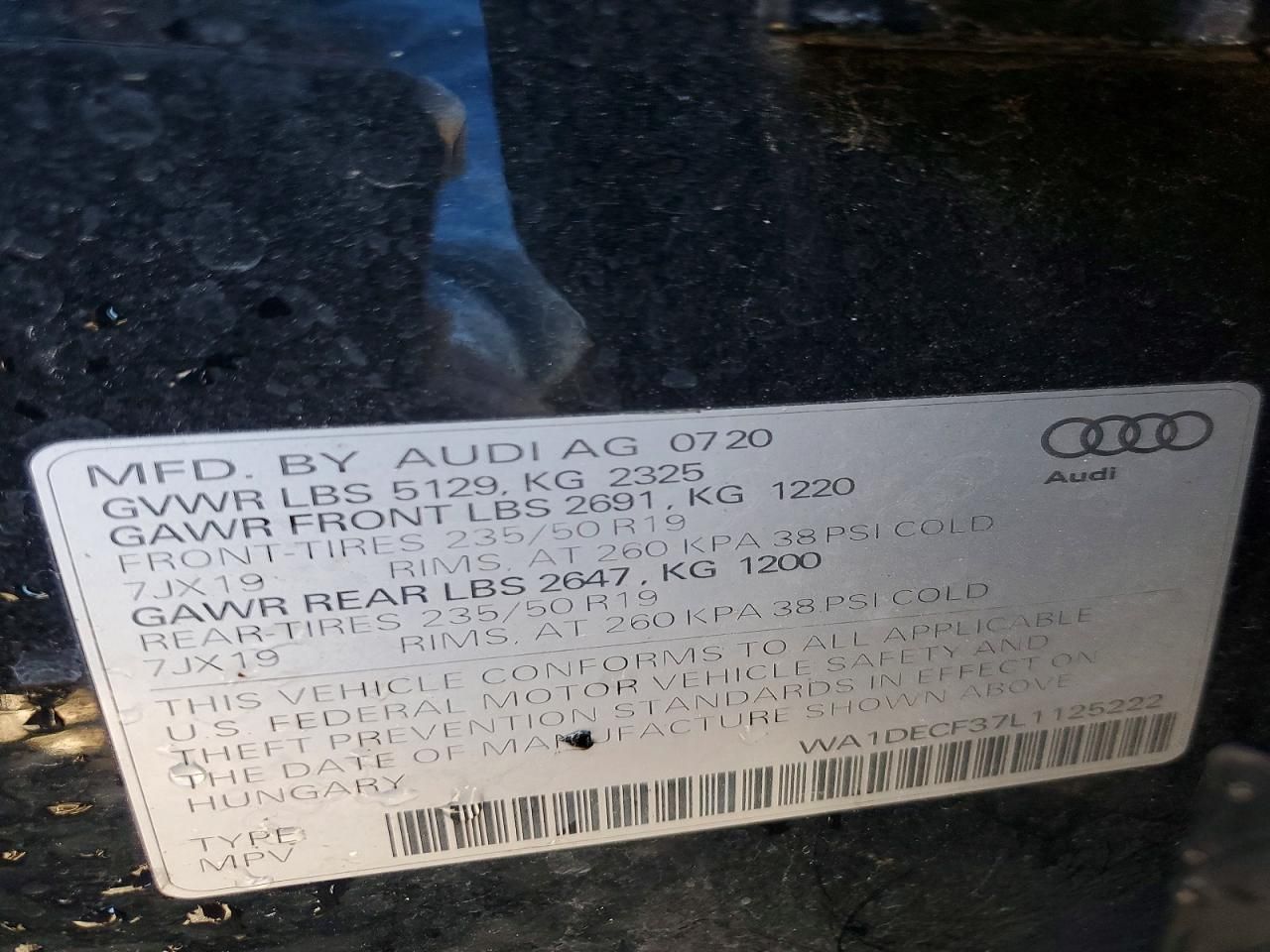 2020 Audi Q3 Premium s Line