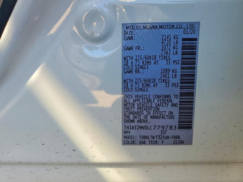 2020 Nissan Rogue sv