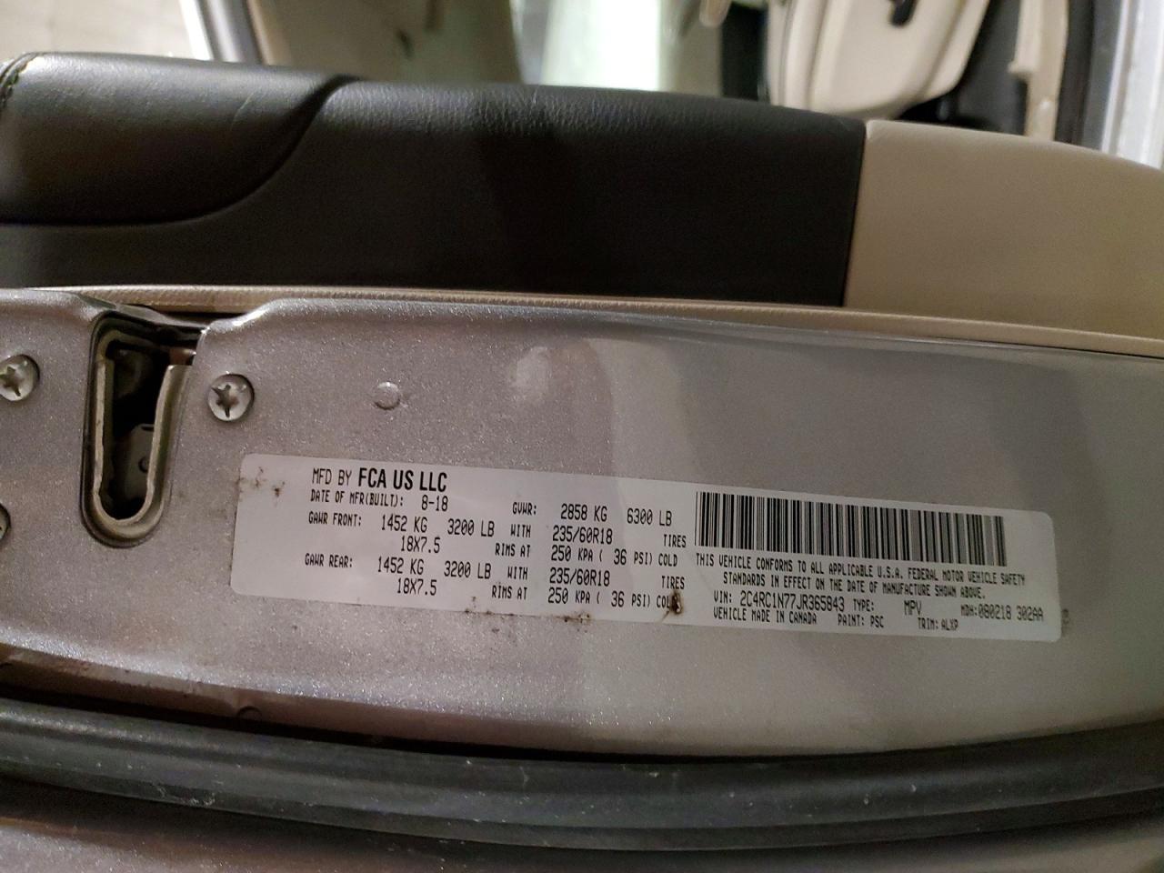 2018 Chrysler Pacifica Hybrid Limited
