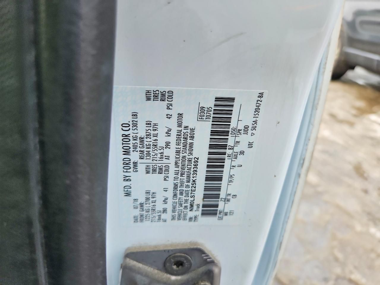 2019 Ford Transit Connect XL