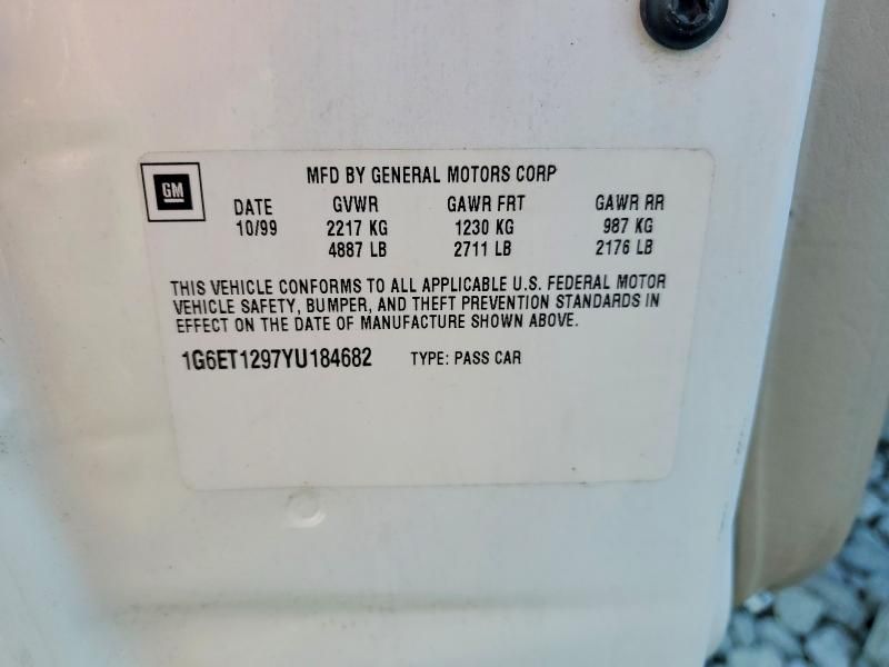 2000 Cadillac Eldorado Touring