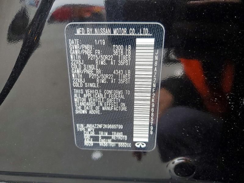 2019 Infiniti Qx80 Luxe